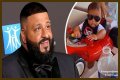 DJ Khaled's Son Aalam Rides Red Toy Car with Stylish Sunglasses on in a Cute Photo